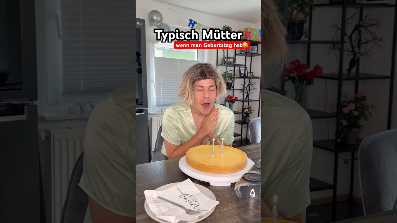 Typisch M&uuml;tter - wenn man Geburtstag hat😂 itsofficialmarco