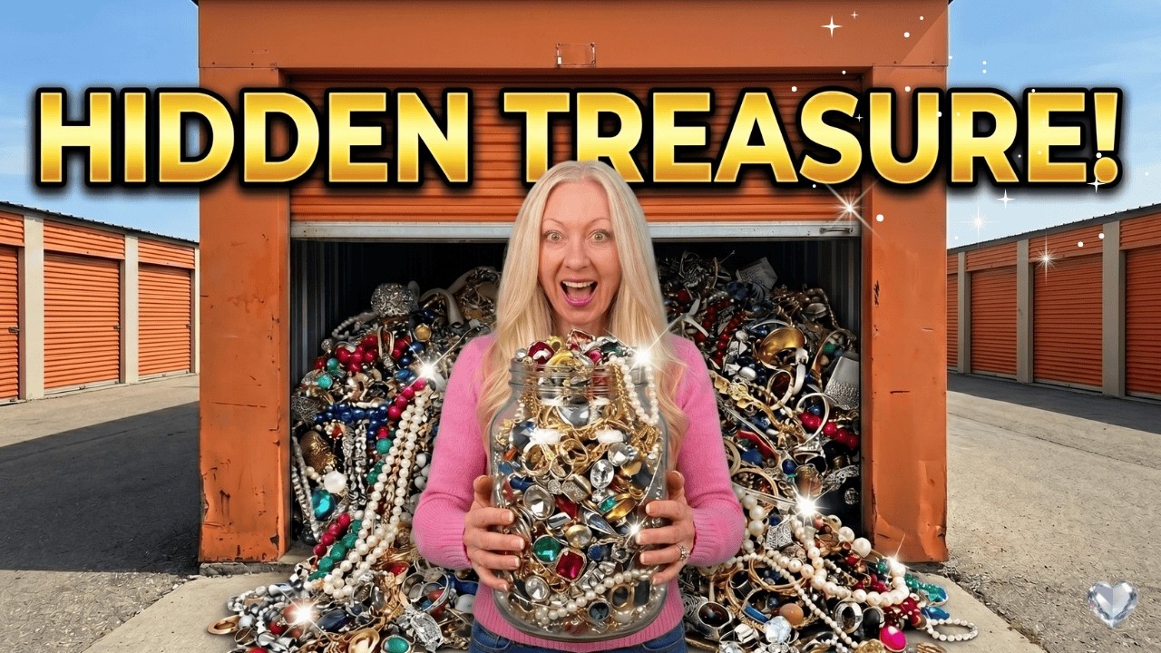 Old Thrift Shop Jewelry Jar Was 