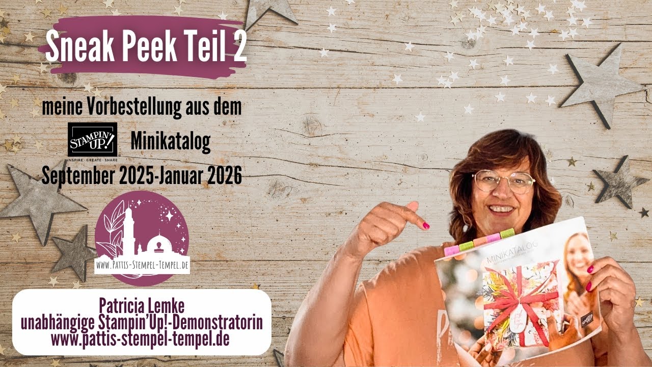 Unboxing I Auspackvideo I Sneek Peak Teil 2 I Minikatalog September2025- Januar 2025 I Stampin'Up!