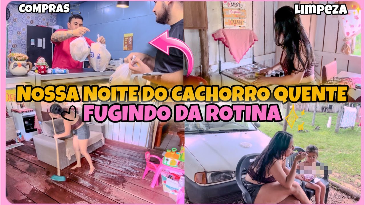 ELE VOLTOU PRA CASA + EU PRECISAVA DESSE TEMPO 🥺💕 FIZEMOS COMPRAS PARA NOITE DO CACHORRO QUENTE