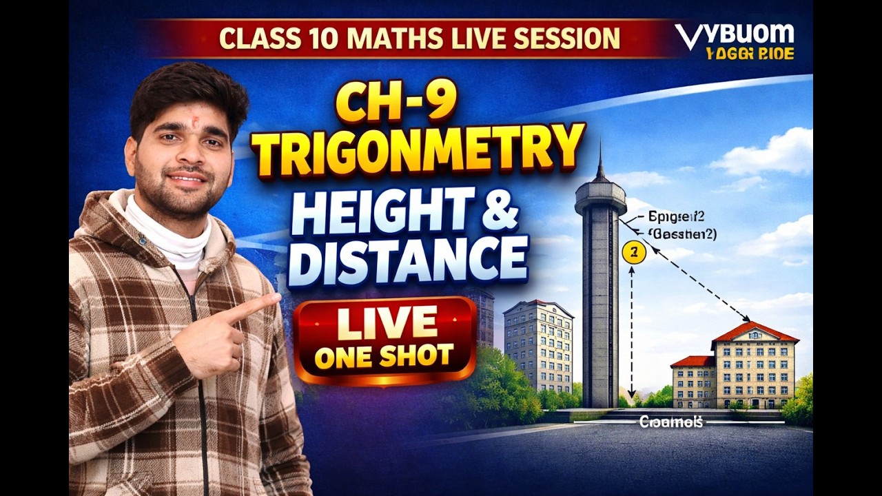 🔥 Some Applications of Trigonometry  important question | Vision Classes | Class 10 Board Prep