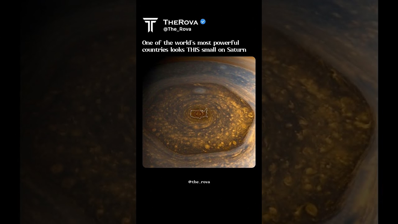 The United States Looks Tiny Inside Saturn&rsquo;s Giant Hexagon