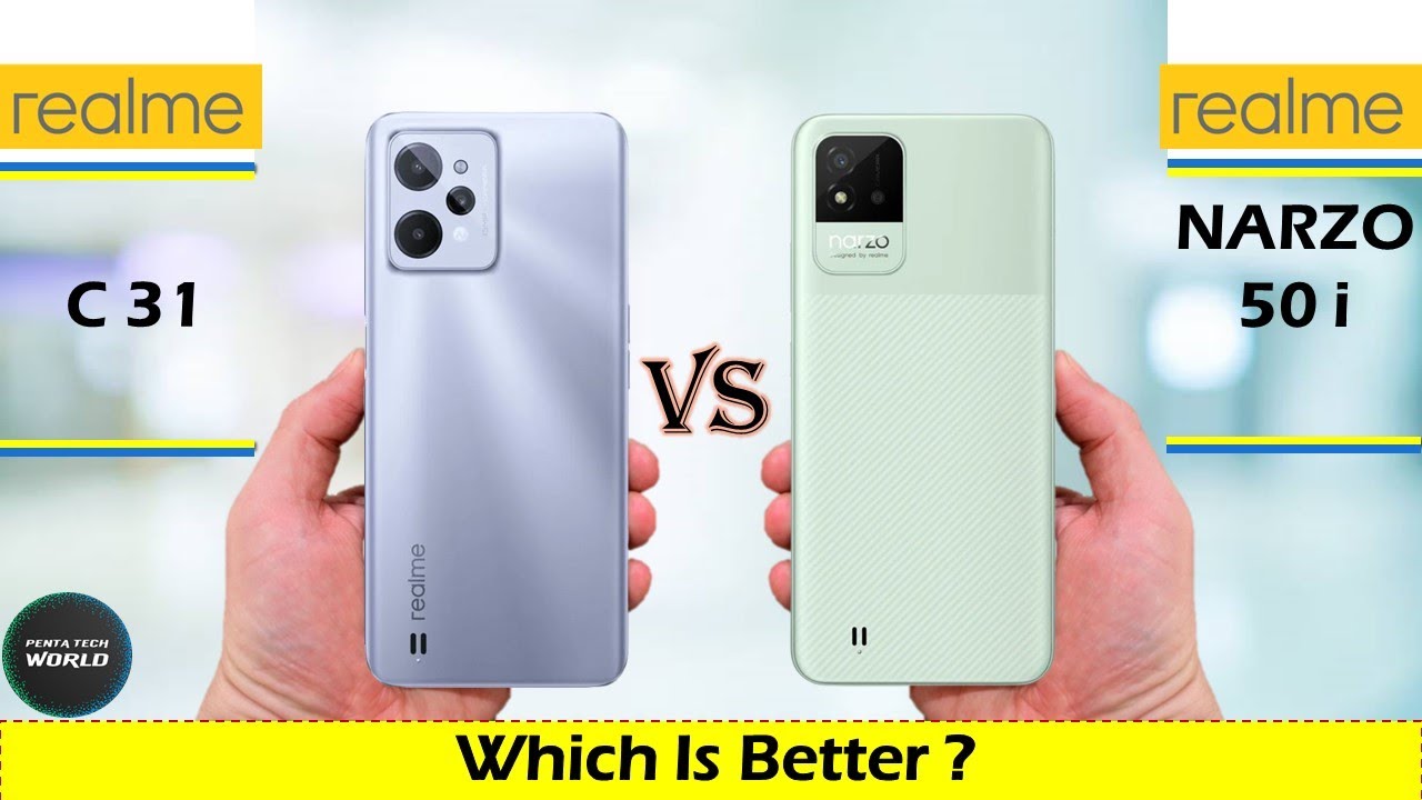Realme C31 vs Realme Narzo 50i | Comparison