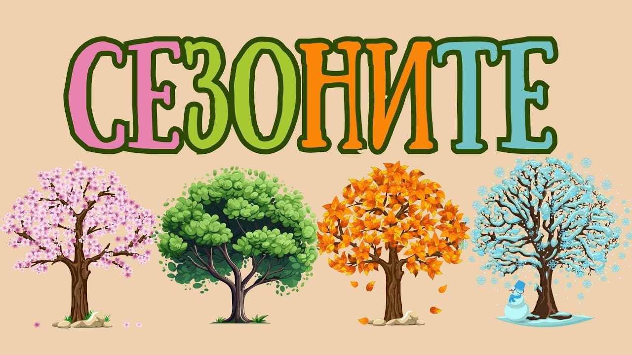 СЕЗОНИТЕ 🌸☀️🍁❄️