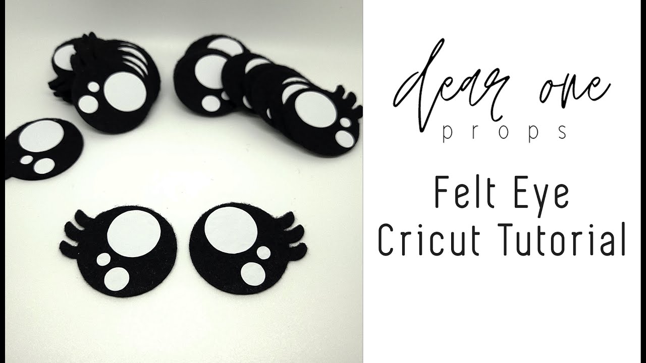 Make It Yourself Felt Eyes for Crochet and Knit Amigurumi Using Cricut Cutting Machine