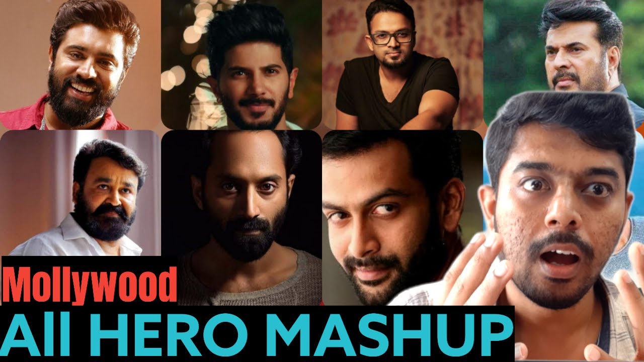 Malayalam All Hero Mashup Reaction in Fun Reaction #malayalam #mashup