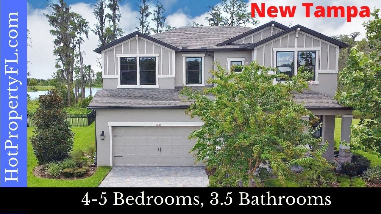 New Tampa Home Tour | M/I Homes | Santa Monica Model | 2,835 sq ft, 4-5 Bedrooms