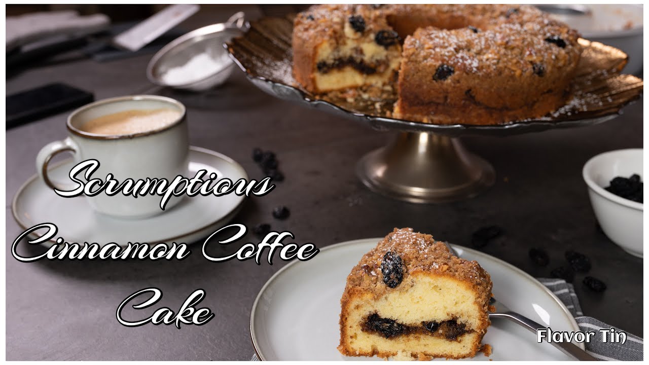 Coffee Cake Recipe | Cinnamon Coffee Bundt Cake | Streusel Topping