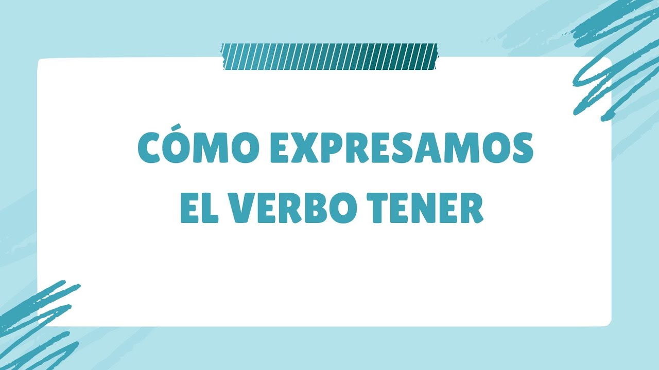 cómo expresar el VERBO TENER en Árabe