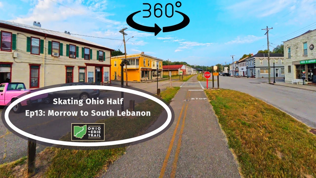 VR 360 Trip: Inline Skating Half Of Ohio. Ep13: Morrow to South Lebanon