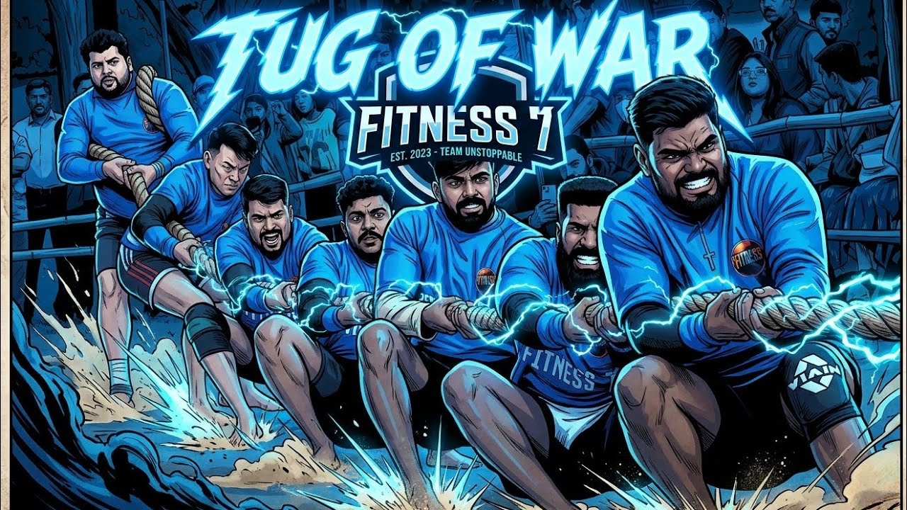🔥💪 FITNESS 7 💪🔥#വടംവലി #tugofwar #team 
