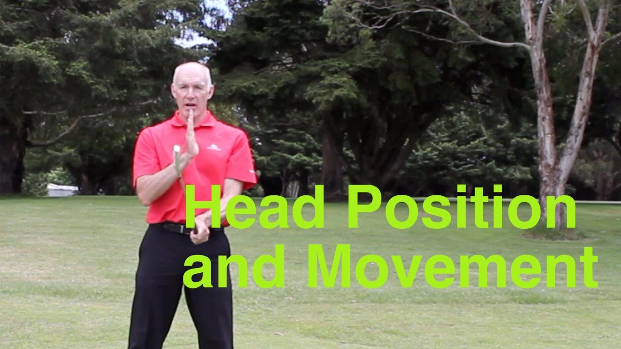 Head movement in the golf swing