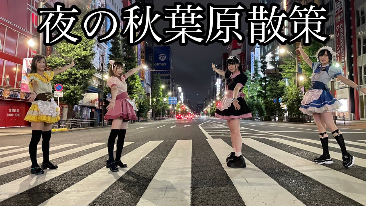 【深夜の秋葉原を散策】現役メイドが深夜の秋葉原を案内します