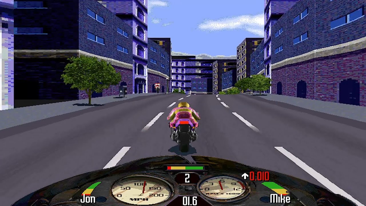 Road Rash (1995) - Big Level Mode - Level 1 (Complete)