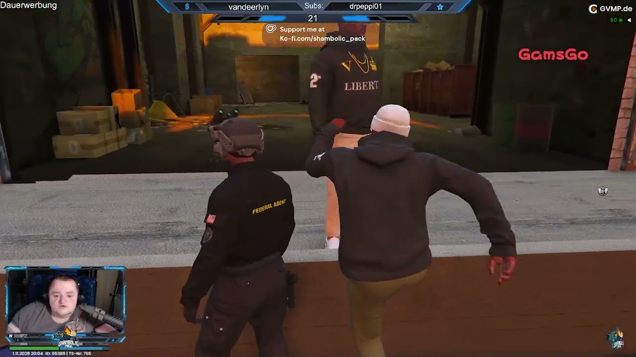 Stream 01.11.2025 GVMP FIB Christian Schoo RP Roleplay Ling Bao Lia Dark Halloween 2025