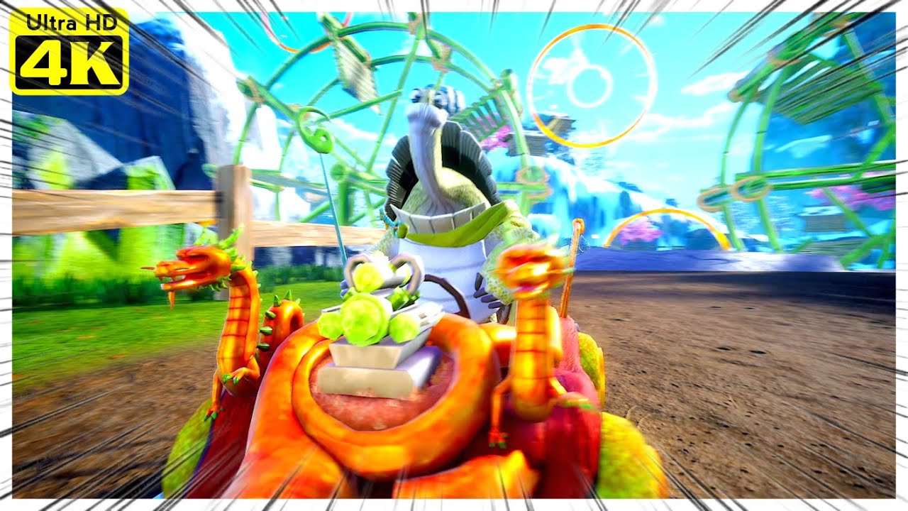 DreamWorks All-Star Kart Racing | Grand Master Oogway - Free Race | Panda Village 3 Laps