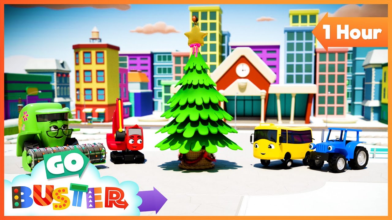 We Wish You A Merry Christmas! Schoolbus Sings! | Melody Time: Moonbug Kids Songs