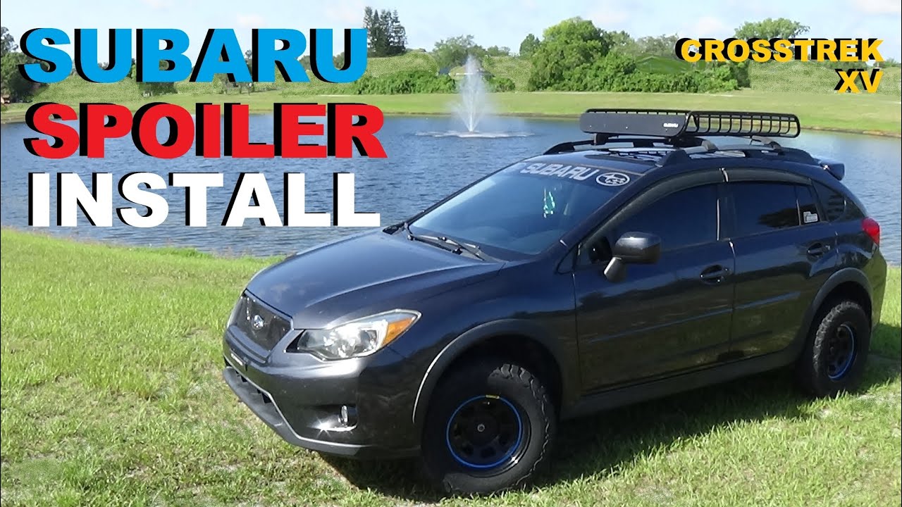 SUBARU CROSSTREK XV SPOILER INSTALL (SUPER EASY INSTALL)