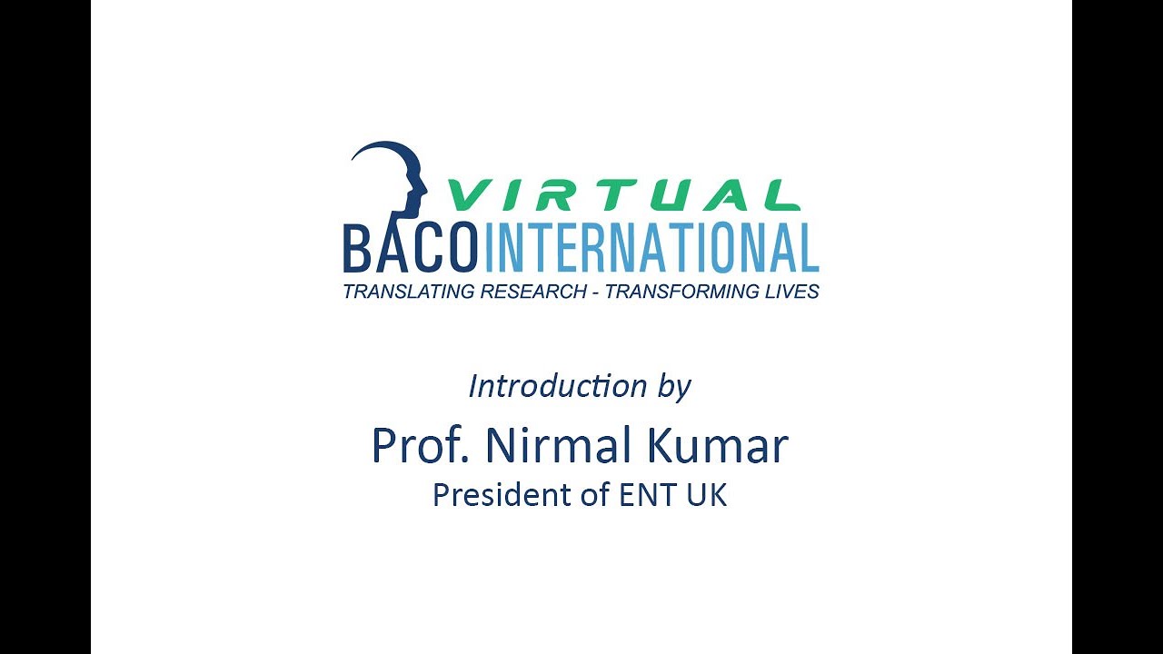 BACO International - Introduction by Professor Nirmal Kumar