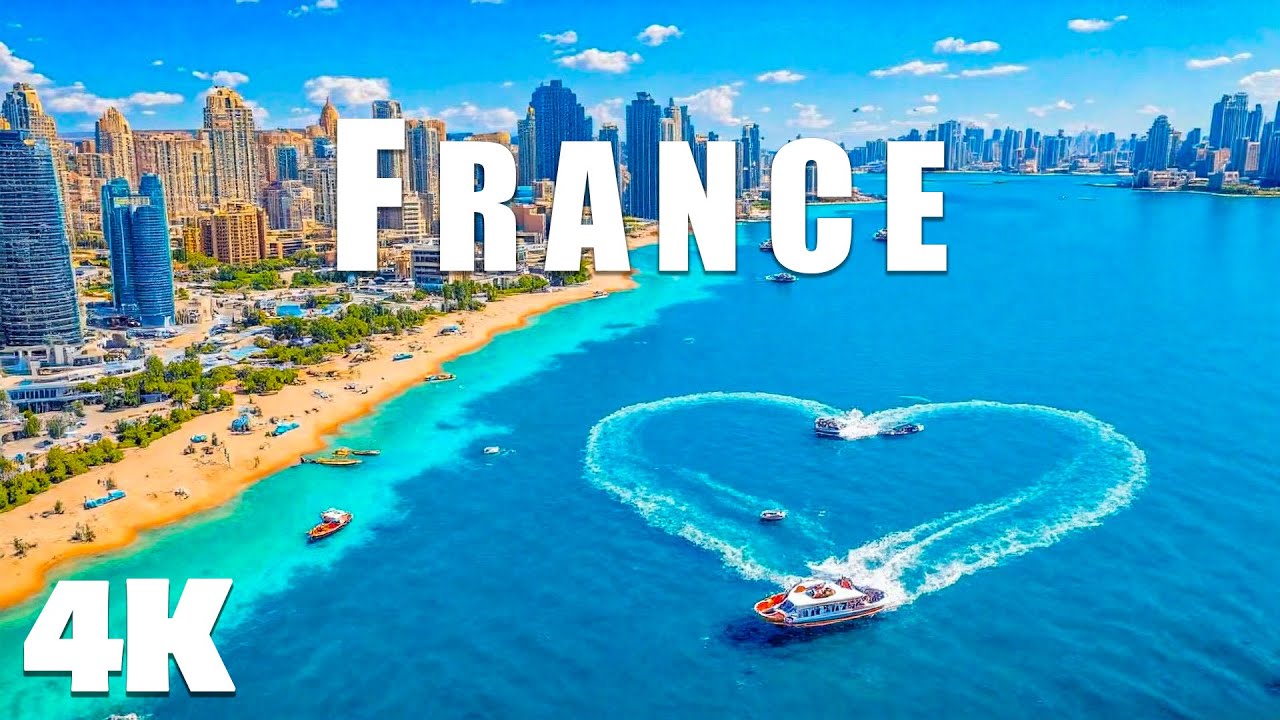 FRANCE 4K - DRONE FOOTAGE ULTRA HD, Poetic European Soul - Historic Paths & Quiet Beauty