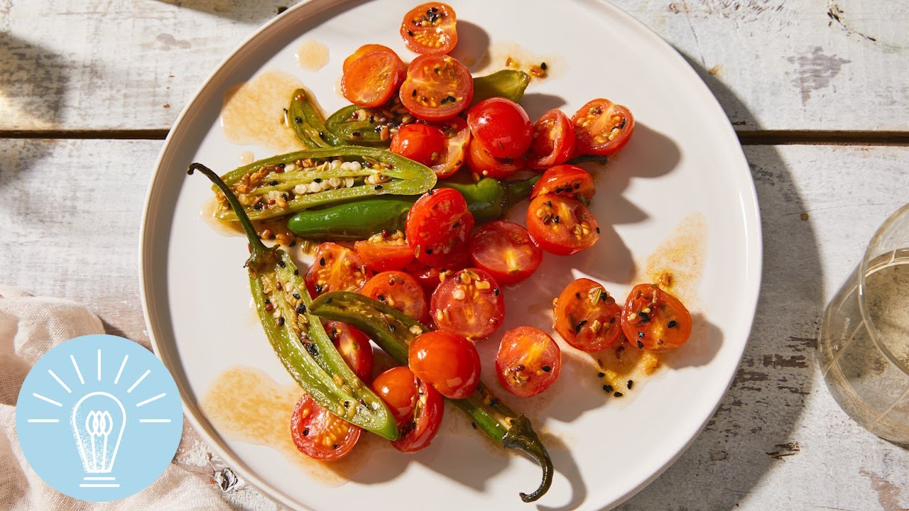 Green Chile & Cherry Tomato Pickle From Priya & Ritu Krishna | Genius Recipes