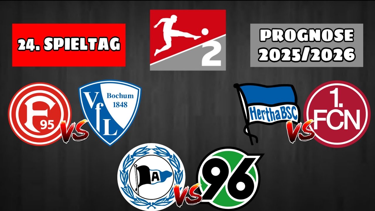 24. SPIELTAG 2. BUNDESLIGA PROGNOSE 2025/2026! / Arminia Bielefeld gegen Hannover 96