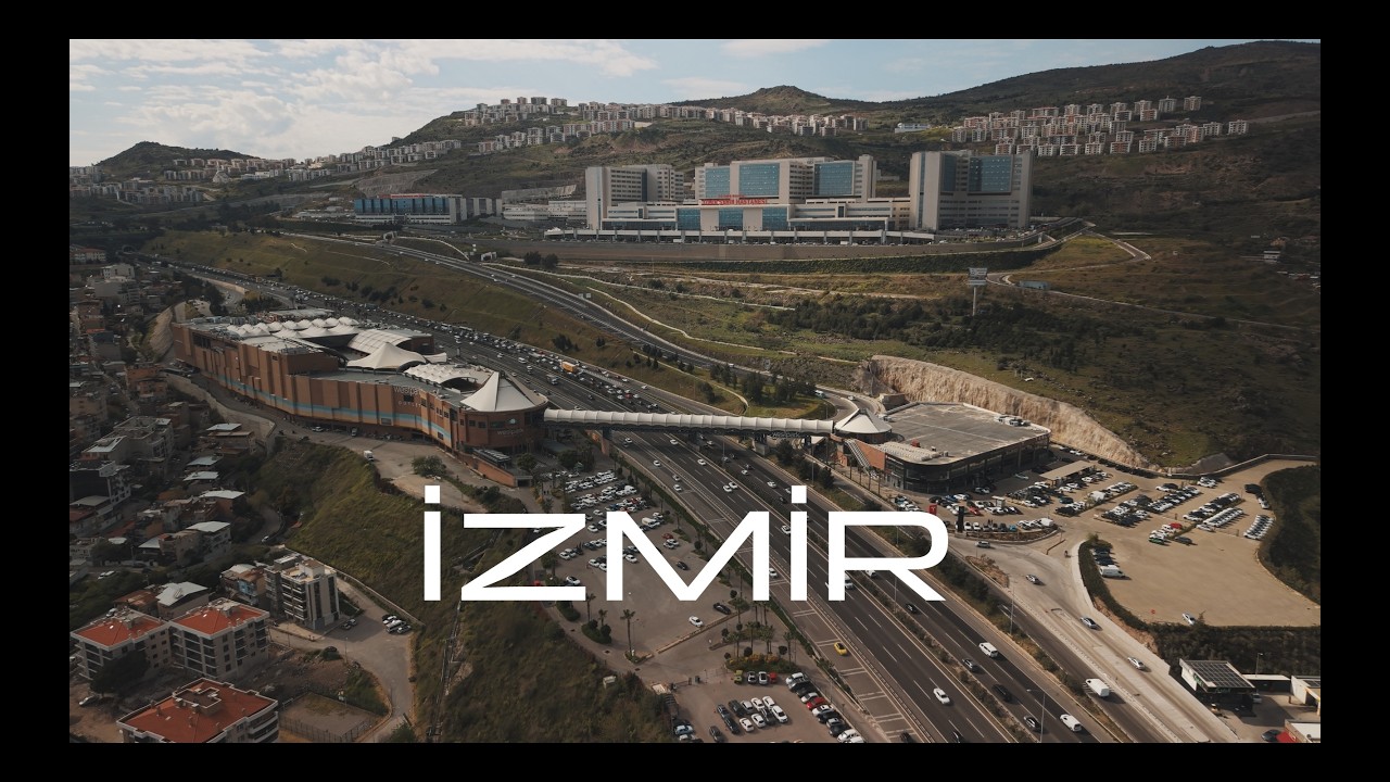 Bayraklı Şehir Hastanesi ve &Ccedil;evresinden Drone ile Manzaralar