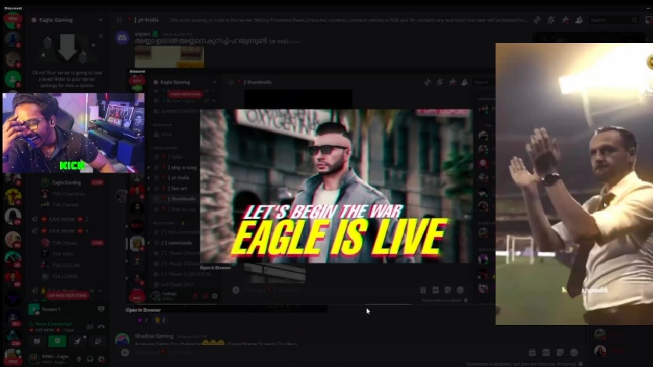 EAGLE GAMING DISCORD TROLLS 🤣🔥| TVA | #eaglegaming #tva #reaction