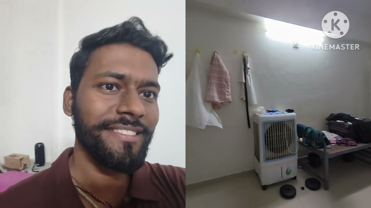Niper Ahmedabad hostel room walkaround 