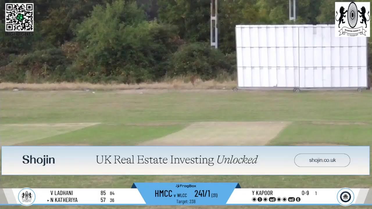 Headstone Manor CC 1st XI v Willow Leather CC 1st XI