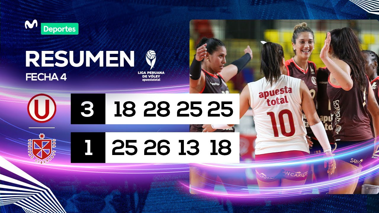 RESUMEN: UNIVERSITARIO 3️⃣ - 1️⃣ U. SAN MARTÍN | FECHA 4 | LIGA PERUANA DE VÓLEY 24/25 👋🏐🏆