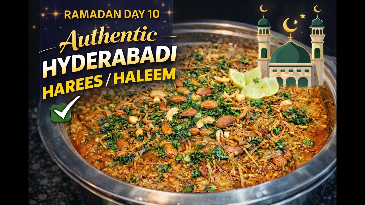 Ramadan Day 10 Special 😍 Authentic Hyderabadi Beef Haleem at Home | Better Than Hotel Style!