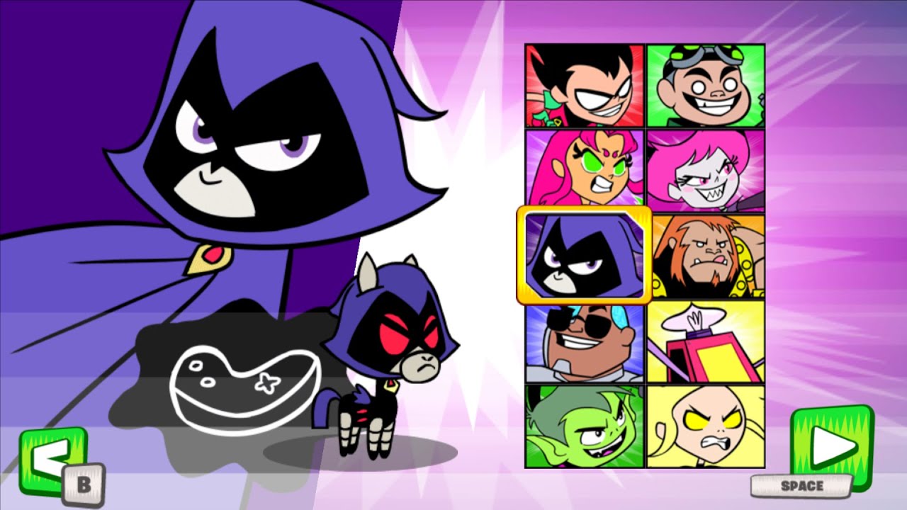 Teen Titans Go: Jump Jousts (PC/Web) Raven - 1 Player Mode [Playthrough]
