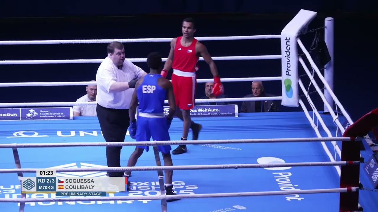 Kelvin Soquessa (CZE) vs. Ganda Coulibaly (ESP) European U23 Championships 2025 (70kg)