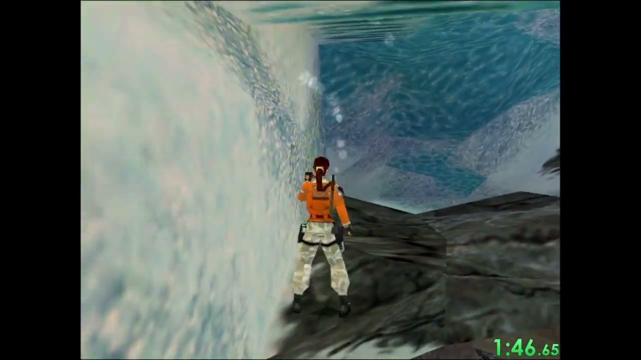 Tomb raider 3 glitchless speedun - Meteorite Cavern 2:55.667 (RTA IL)