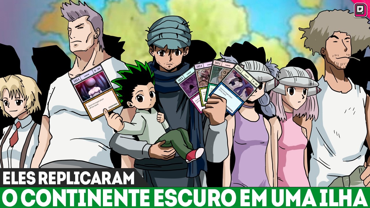 A REAL ORIGEM DA ILHA DA GANACIA - O SIMULADOR DO CONTINENTE ESCURO DE HUNTER X HUNTER