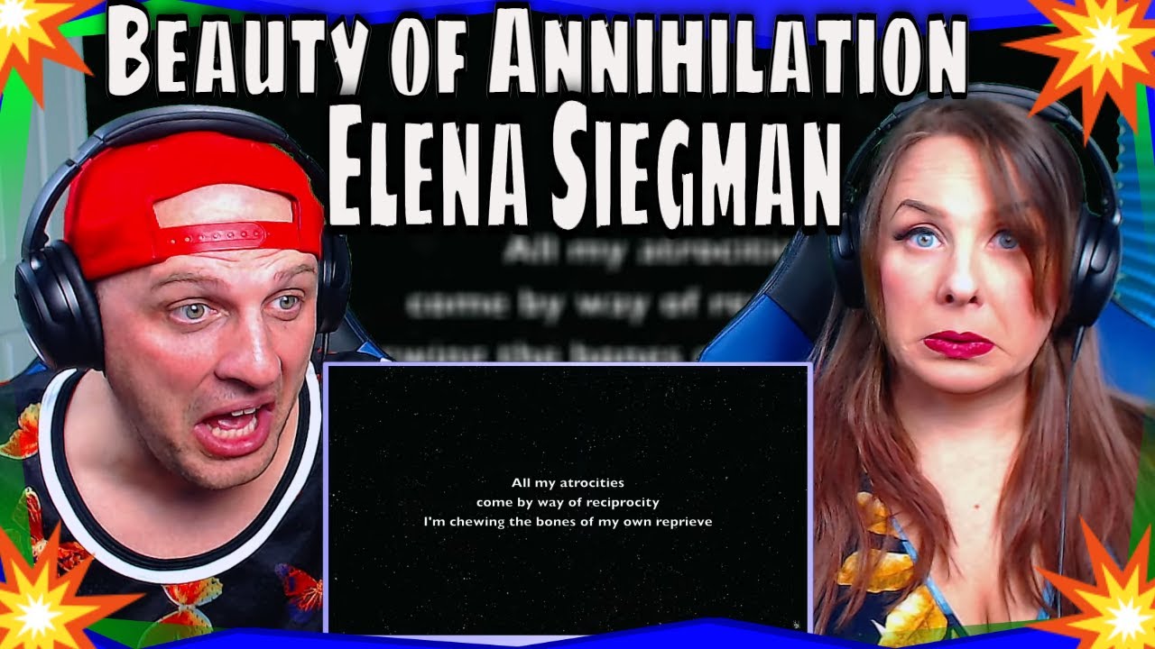First Time Hearing Beauty of Annihilation - Elena Siegman - Lyrics [Official] THE WOLF HUNTERZ REACT