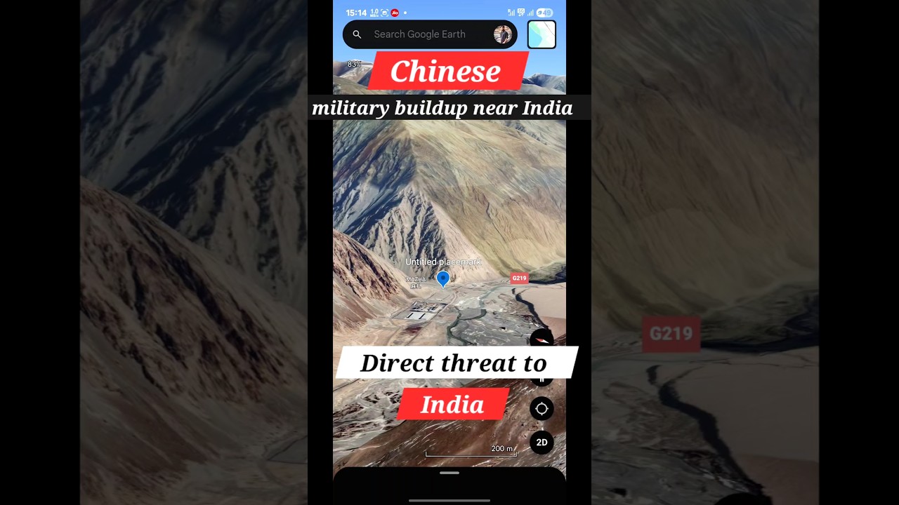 Chinese military buildup near India
