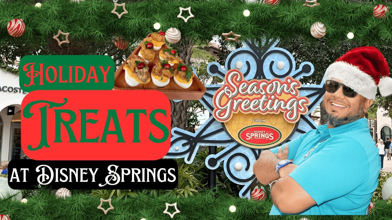 Праздничные угощения 🎄 в Disney Springs!