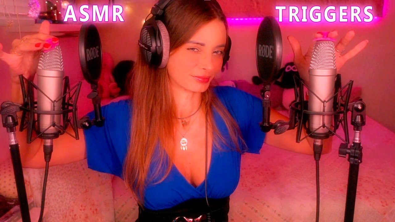 🌙ASMR TRIGGERS COSQUILLOSOS | ASMR TRIGGERS PARA DORMIR | NUEVOS MICROS RODE NT1-A 😴💖