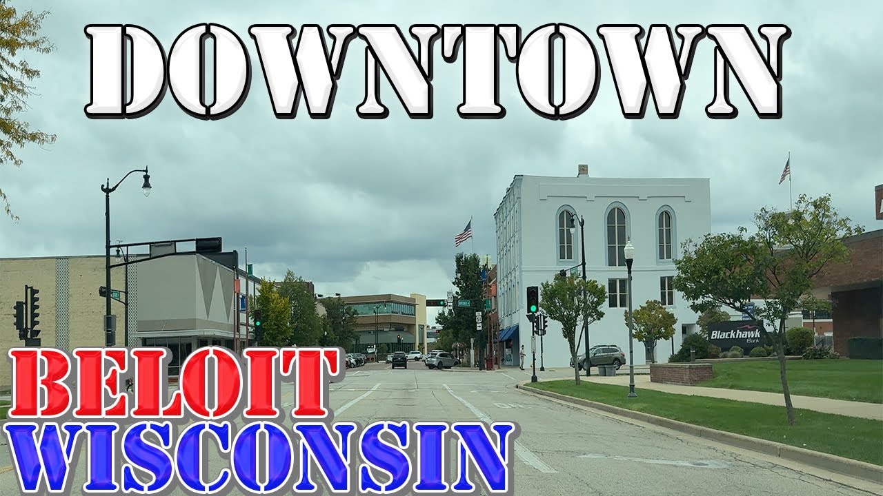 Beloit - Wisconsin - 4K Downtown Drive