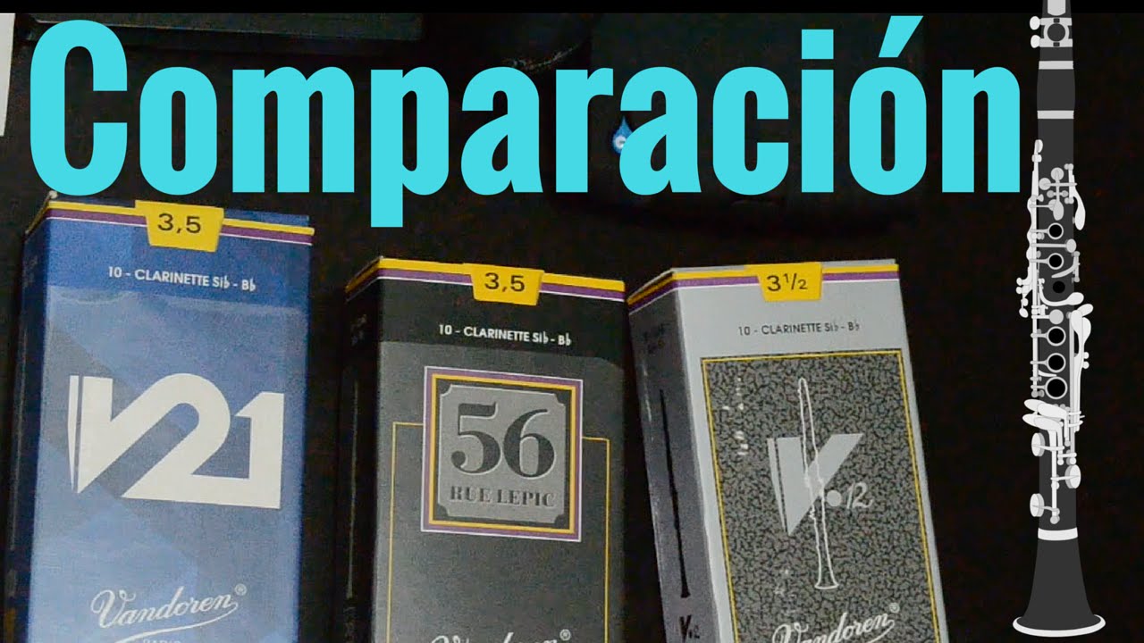 Cañas para clarinete VANDOREN | Comparación