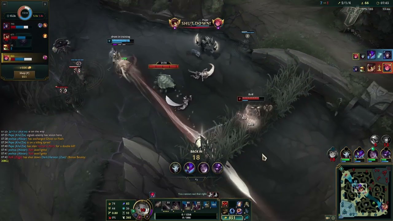 ZOE DO DARKHARVEST VS RAMMUS DO LORD SEMI - QUEM VENCERÁ?