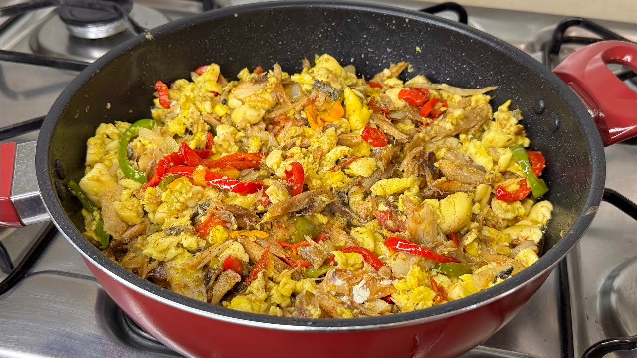 Аки и солёная рыба (национальное блюдо Ямайки 🇯🇲)