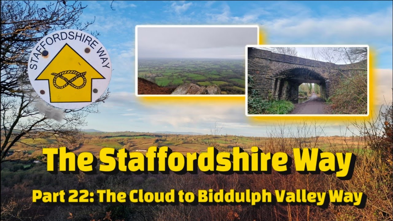 Walking The Staffordshire Way (Part 22) The Cloud to The Biddulph Valley Way/Macclesfield Canal 