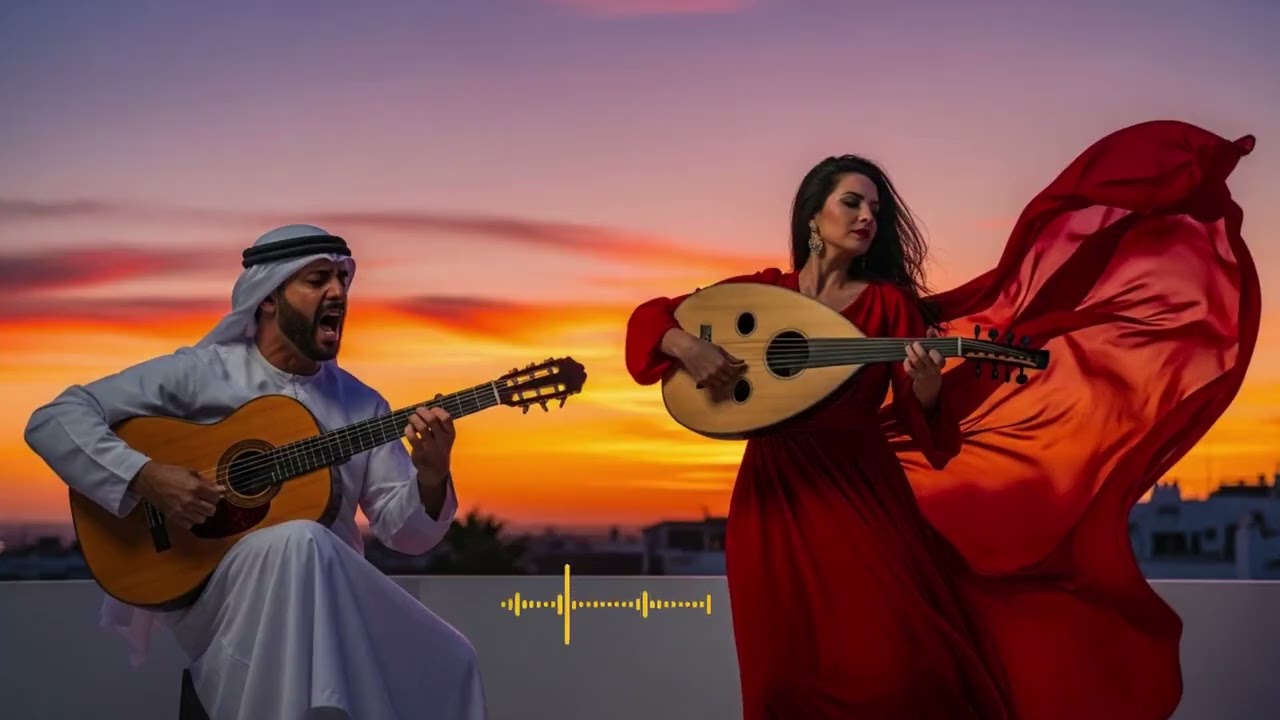 Arabic Flamenco Guitar Instrumental – Epic Andalusian Sunset World Fusion