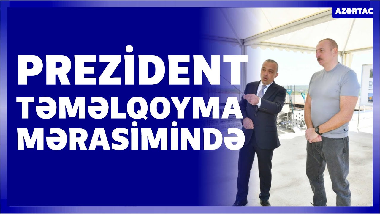 Füzulinin içməli su təchizatı, kanalizasiya və yağış suları sistemləri kompleksinin təməli qoyulub