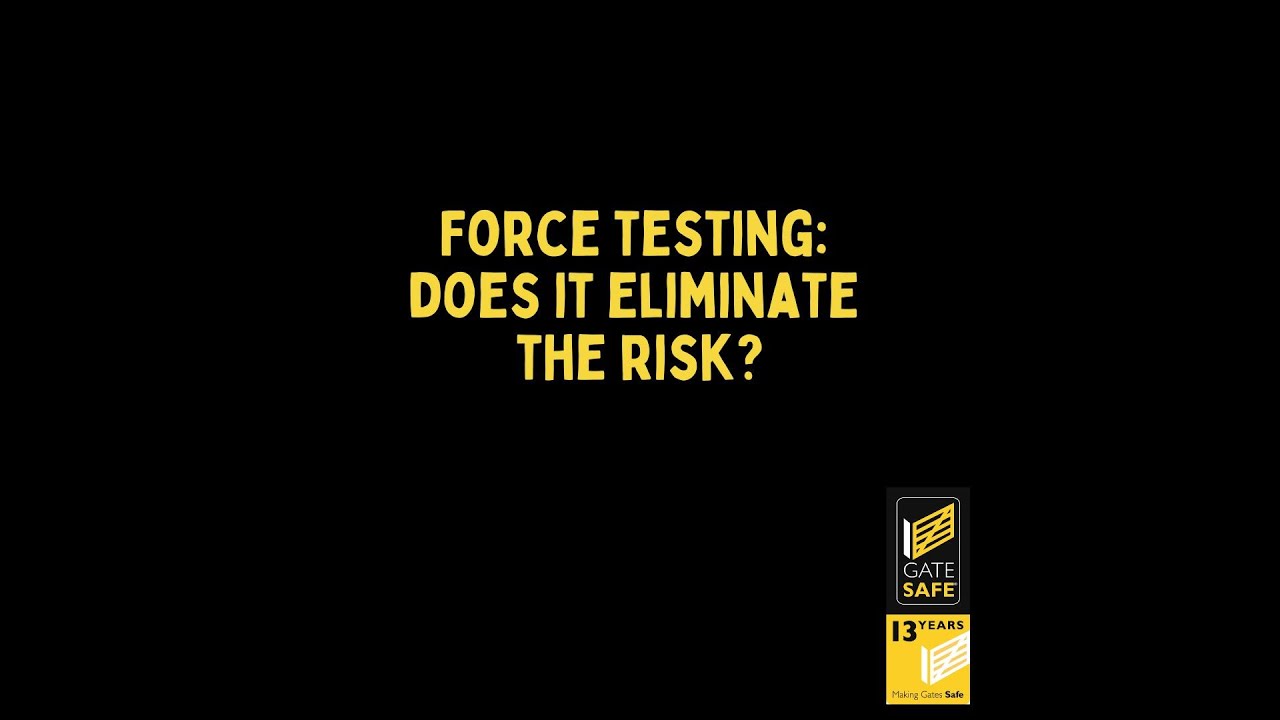 Electric Gate Force testing