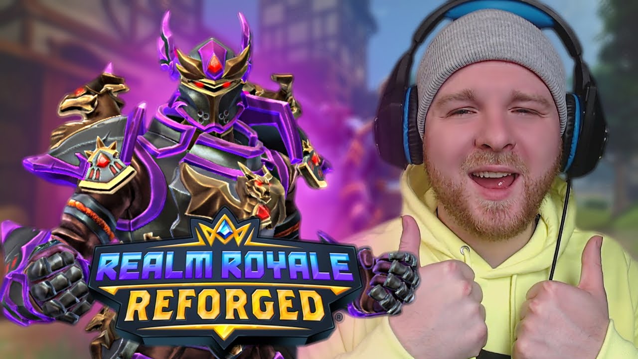 *NEW* BLACK AMETHYST SKIN GAMEPLAY!... (THEY FIXED IT!) | Realm Royale Reforged