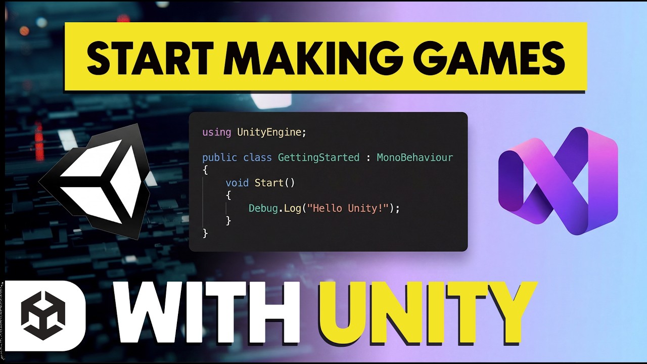 Создайте свою ПЕРВУЮ ИГРУ на Unity (начните СЕГОДНЯ!)